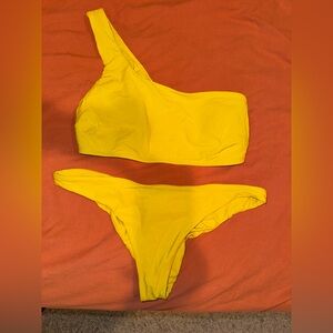 Lululemon Athletica Yellow Bikini Set